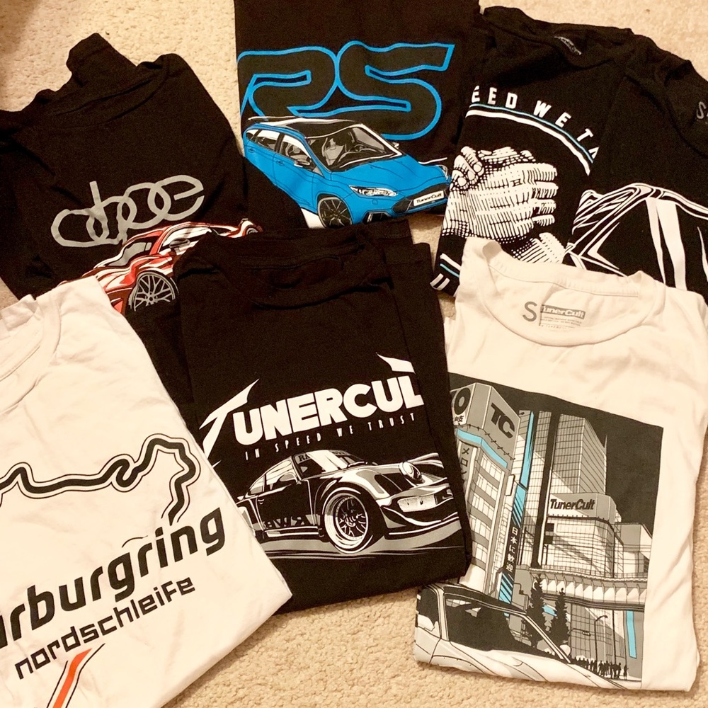 Tuner Cult T-shirt lot of 7. Men’s small $20